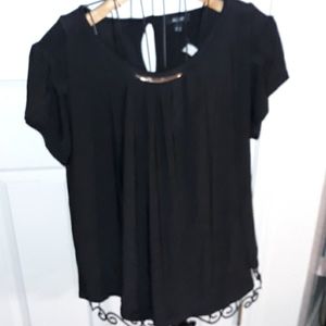AUW black blouse xl